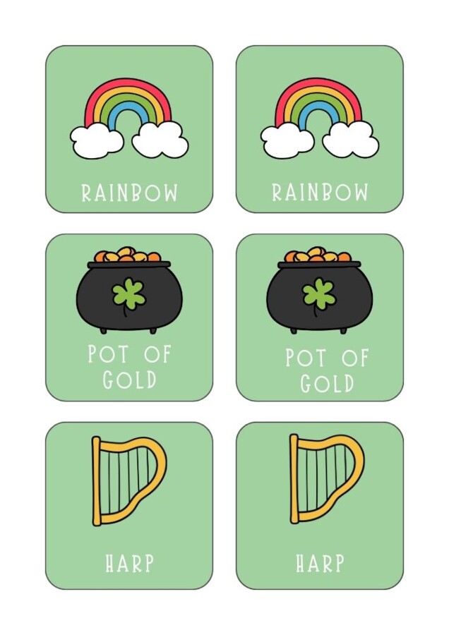 St. Patrick's Day Memory Game