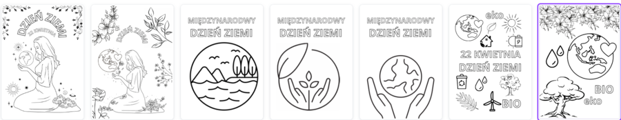 DZIEŃ ZIEMI - KOLOROWANKI (7)