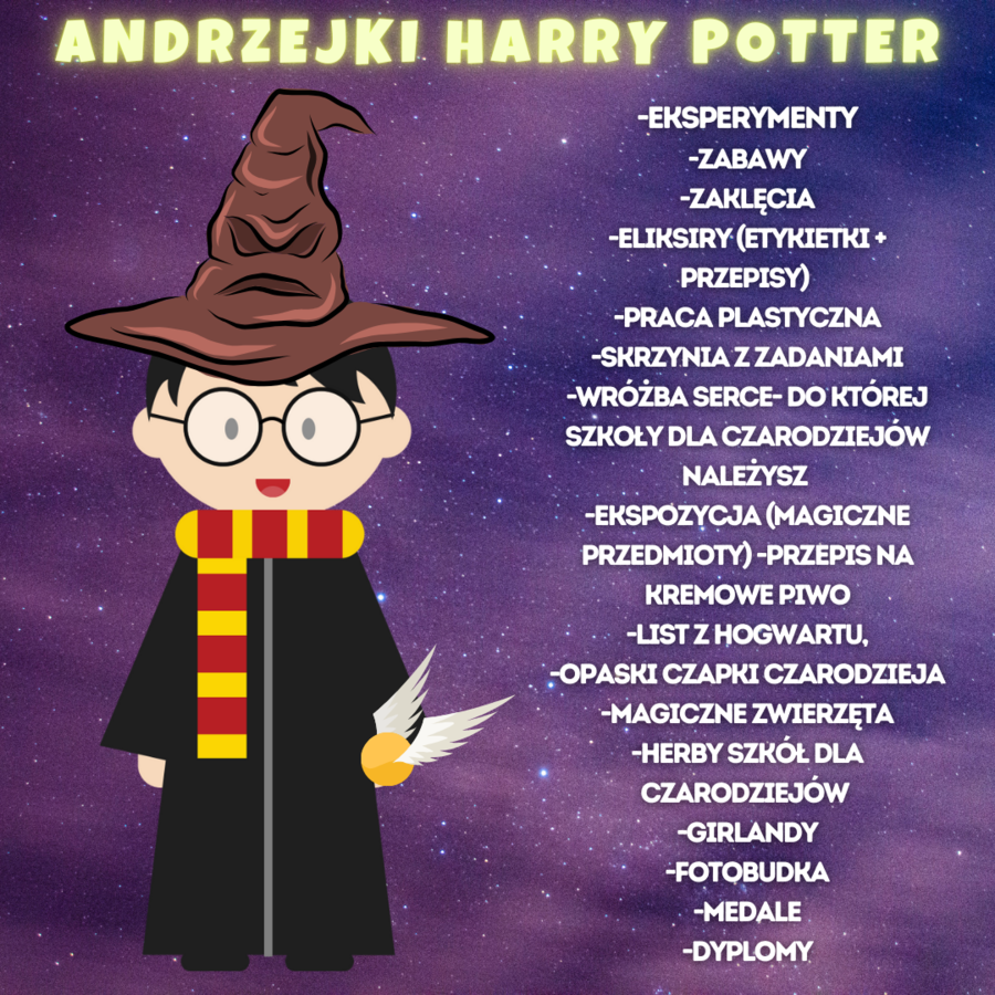 Pakiet Andrzejki Harry Potter