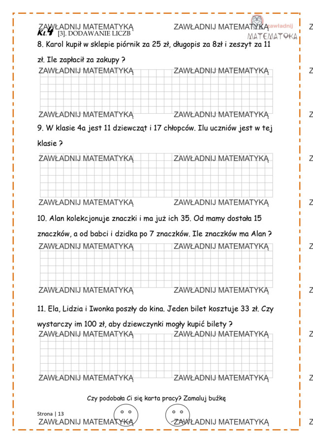 Dział I: Liczby naturalne – część 1