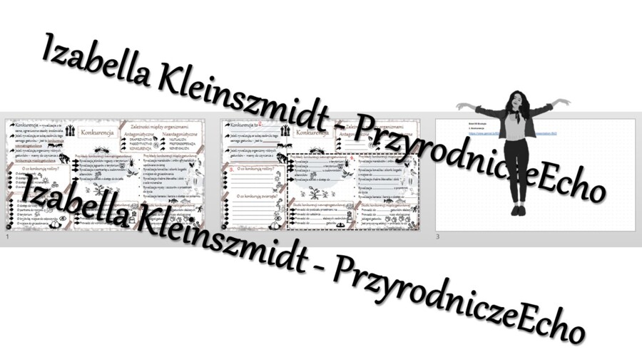 Minizestaw na temat „Konkurencja” – sketchnotka + karta pracy w power point + gratisowy link do prezentacji multimedialnej niekomercyjnej wykonanej w genial.ly do indywidualnego pobrania i użycia do celów niekomercyjnych. Biologia 8; „Ekologia”