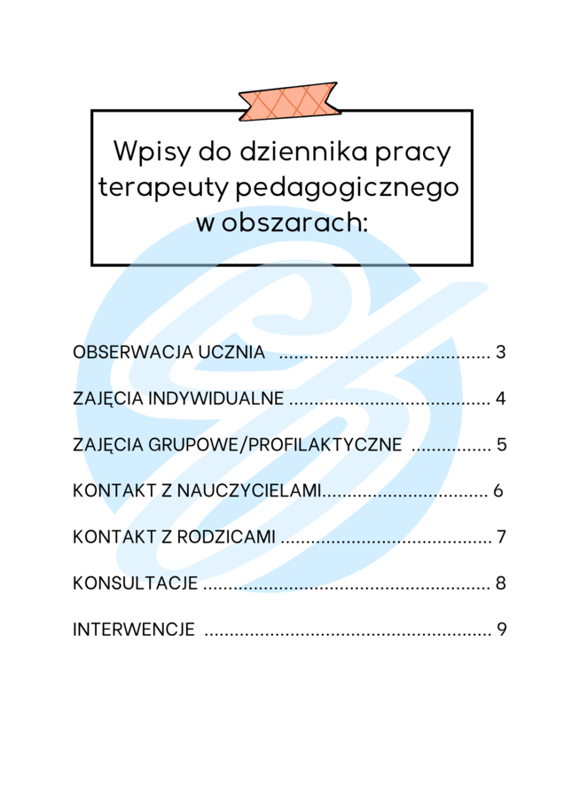 Terapeuta pedagogiczny w szkole podstawowej – przykładowe wpisy do dziennika