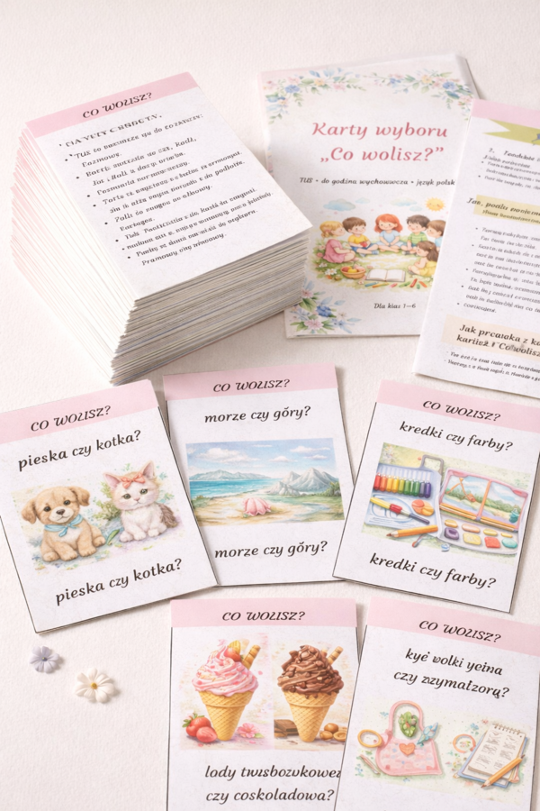 Karty wyboru „Co wolisz?”