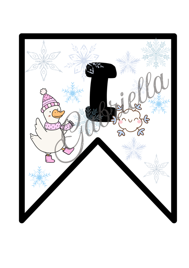 Ferie zimowe girlanda