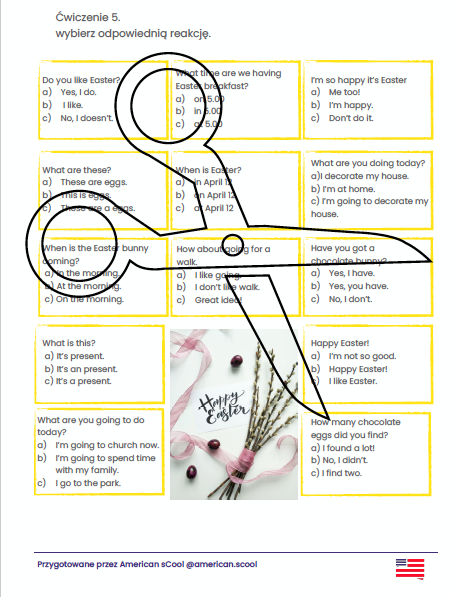 Easter exercises klasa 6-8