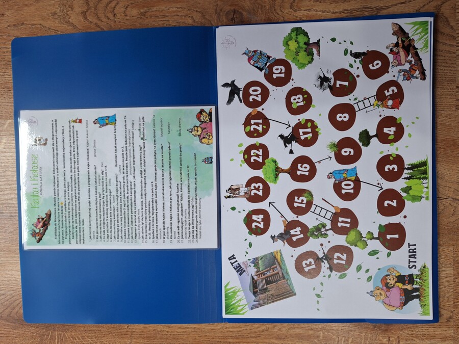 Kajko i Kokosz - gra planszowa, grywalizacja polonistyczna