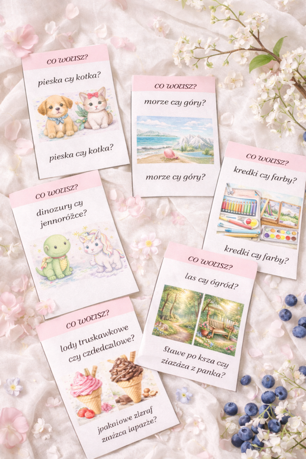 Karty wyboru „Co wolisz?”