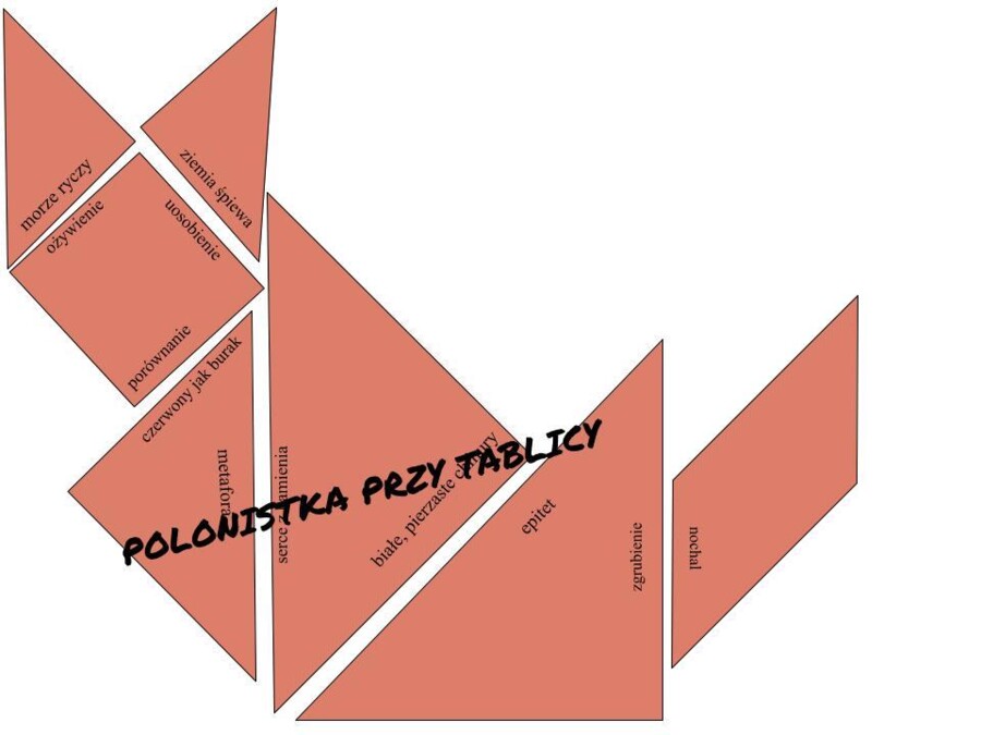 Tangram środki stylistyczne