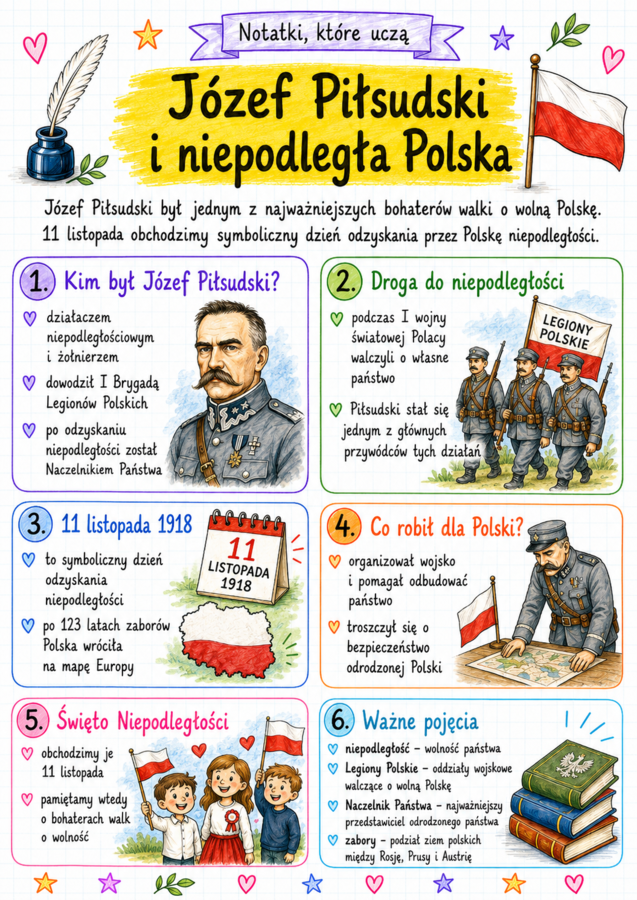 Notatki, które uczą – Historia klasa 4
