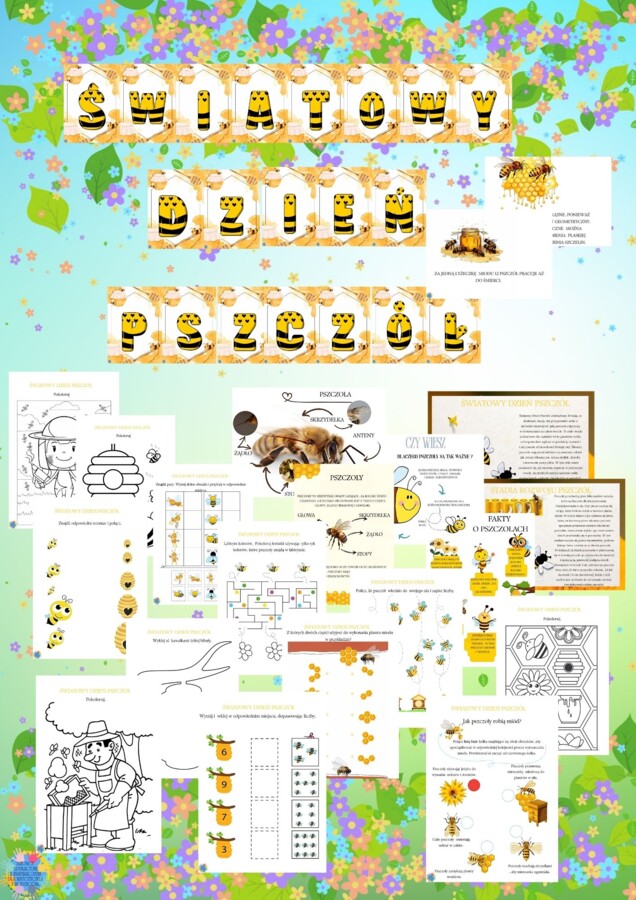 PAKIET MATERIAŁÓW NA MAJ WEDŁUG KALENDARZA ŚWIĄT I DNI NIETYPOWYCH