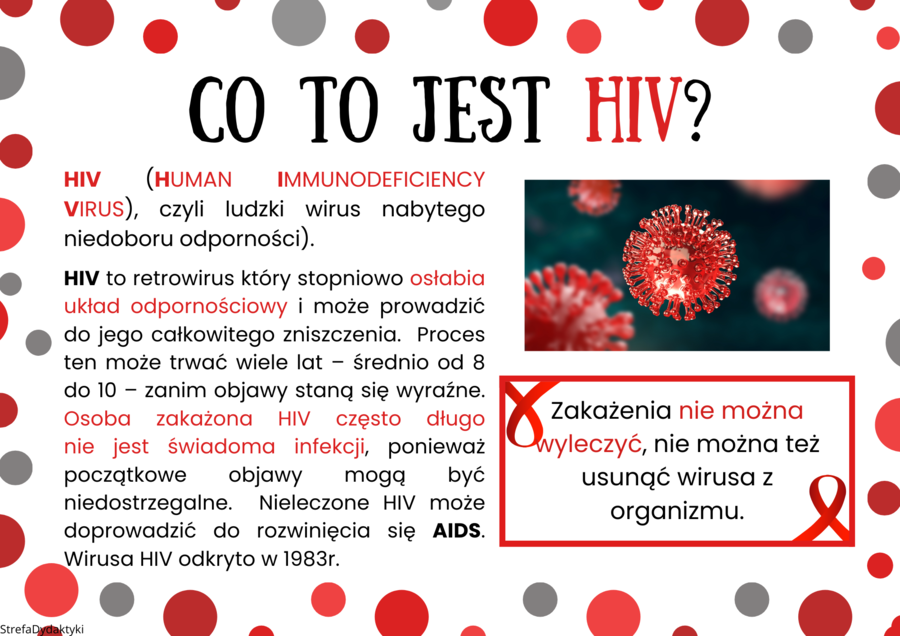 1 grudnia - ŚWIATOWY DZIEŃ WALKI Z AIDS - zestaw materiałów