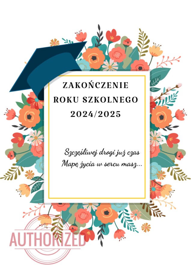 Plakat XXL dekoracja na zakończenie roku szkolnego