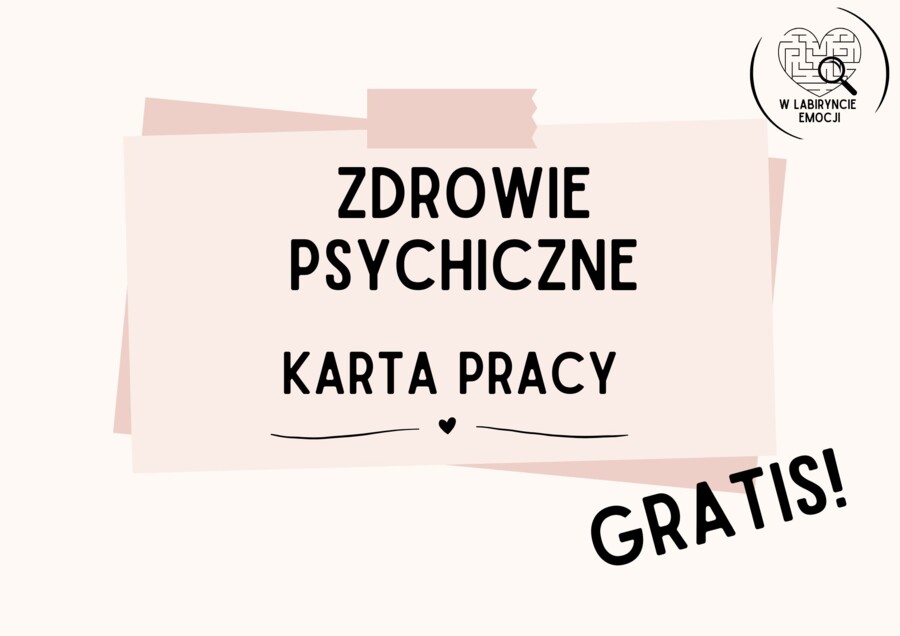 Karta pracy "Zdrowie psychiczne"