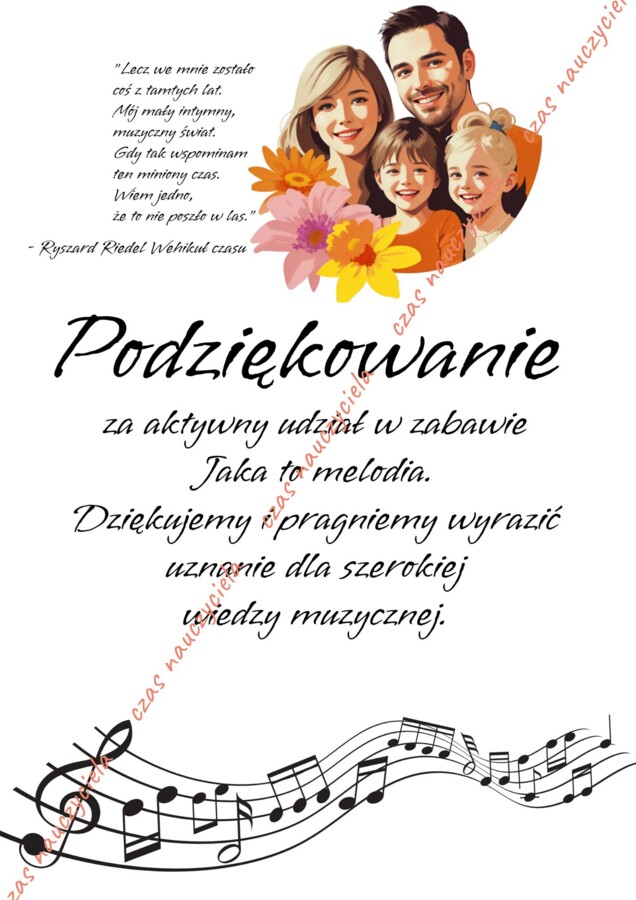 Jaka to melodia. Dzień Mamy i Taty. Dzień Rodziny. Zabawa z publicznością.