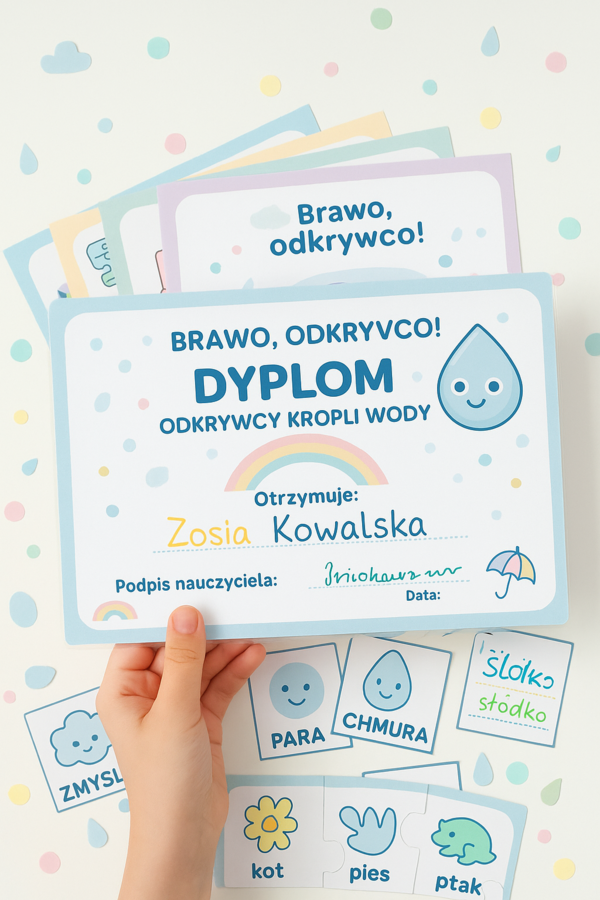 Karty Pracy „Przygoda Kropli Wody”
