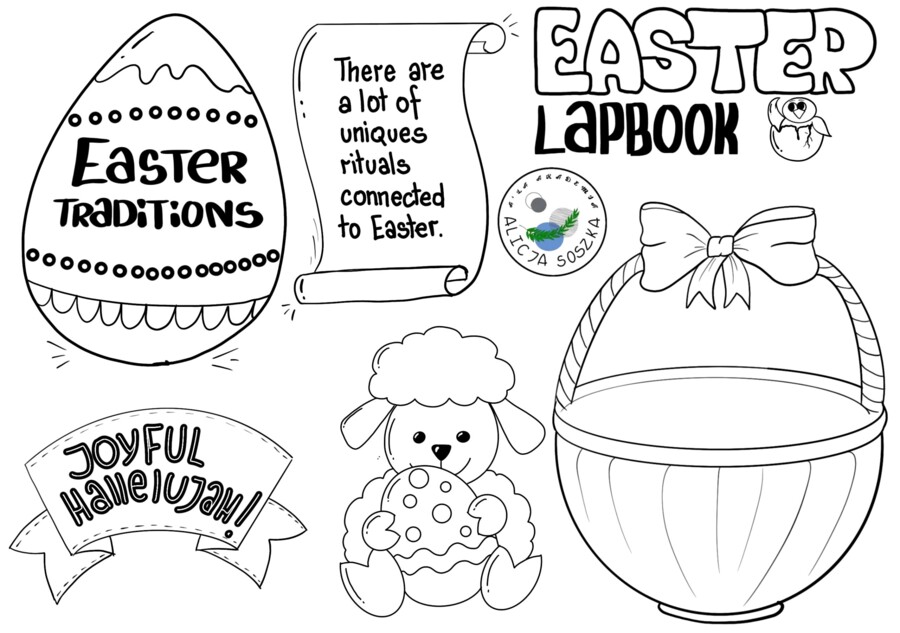 Easter LAPBOOK by Alicja Soszka