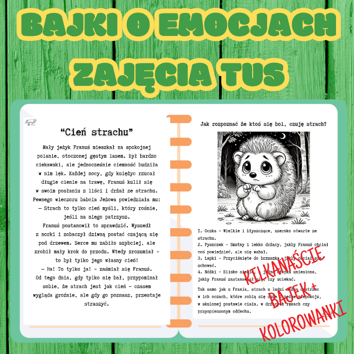 Bajki o emocjach – zajęcia TUS