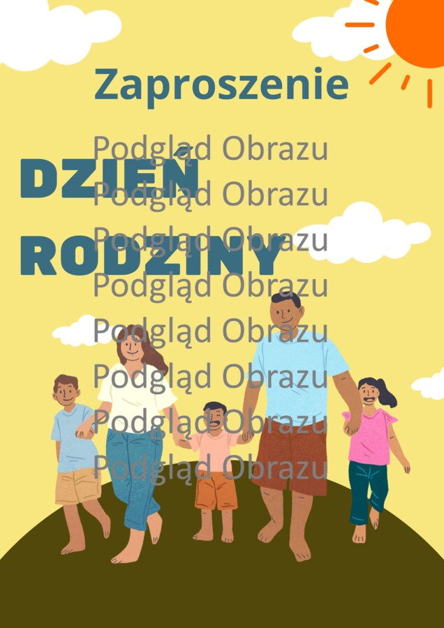 Zaproszenie z okazji Dnia Rodziny