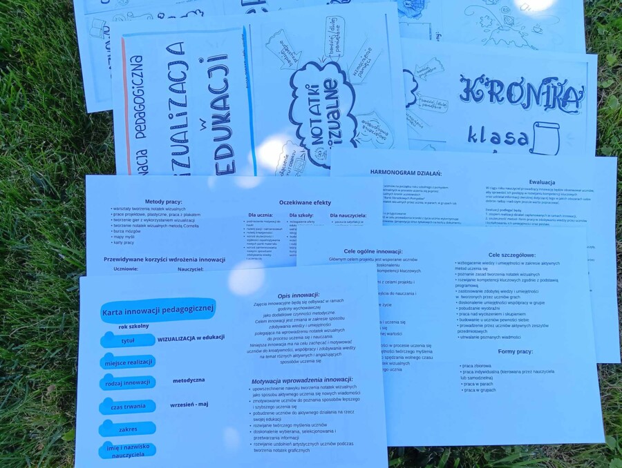 innowacja pedagogiczna z ANGIELSKIEGO - WIZUALIZACJA W EDUKACJI