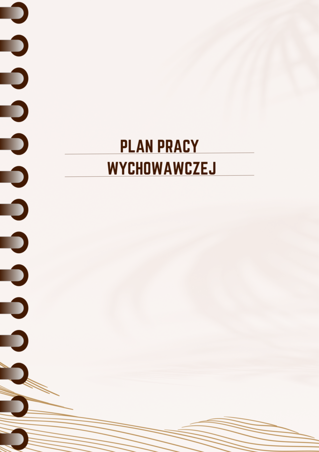 PLAN PRACY WYCHOWAWCZEJ