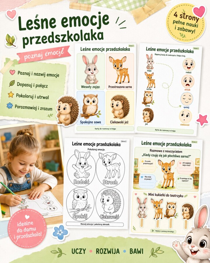 Leśne emocje przedszkolaka