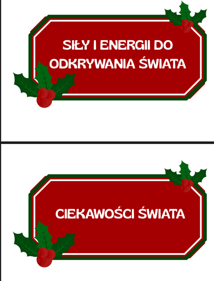 GAZETKA NA BOŻE NARODZENIE, ŚWIĘTA