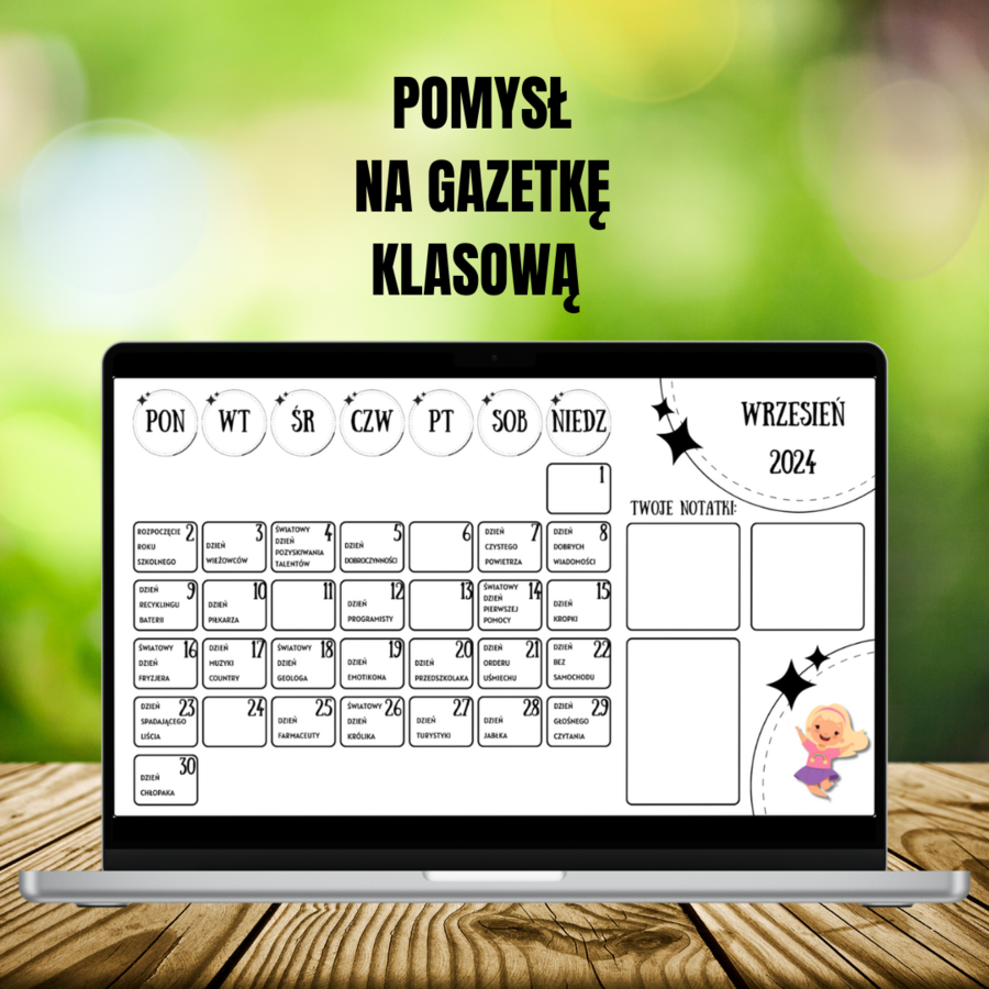 Kalendarz Świąt Nietypowych - pomysł na gazetkę