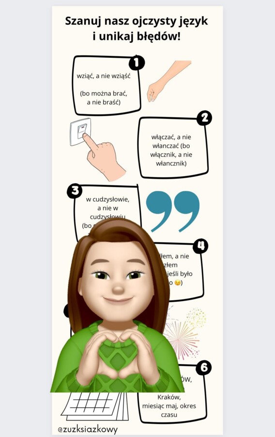 Dzień języka ojczystego zakładka wklejka do zeszytu plakat - różne możliwości do wykorzystania