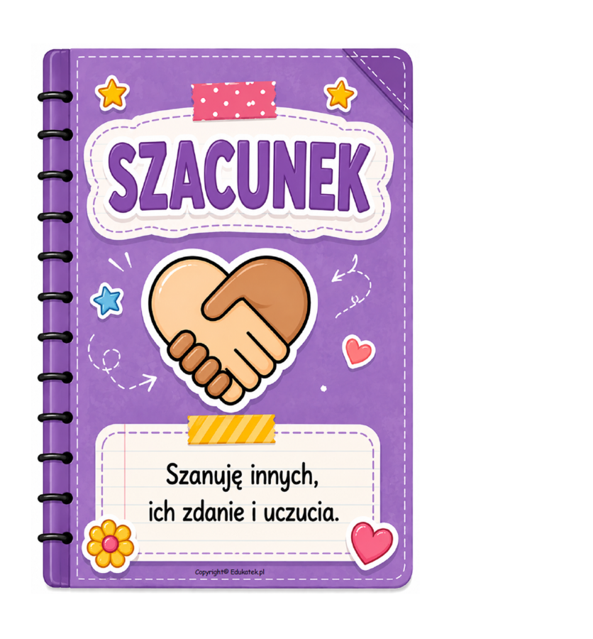Plecak supermocy pierwszaka / ucznia – gazetka ścienna i kodeks klasowy