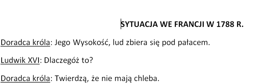 Drama - rewolucja francuska