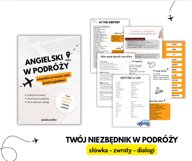 ANGIELSKI W PODRÓŻY - PRAKTYCZNE SŁÓWKA I ZWROTY Z KAŻDEGO ETAPU PODRÓŻY