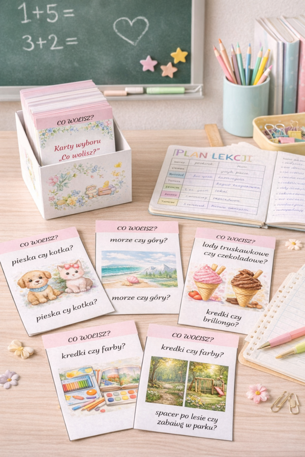 Karty wyboru „Co wolisz?”