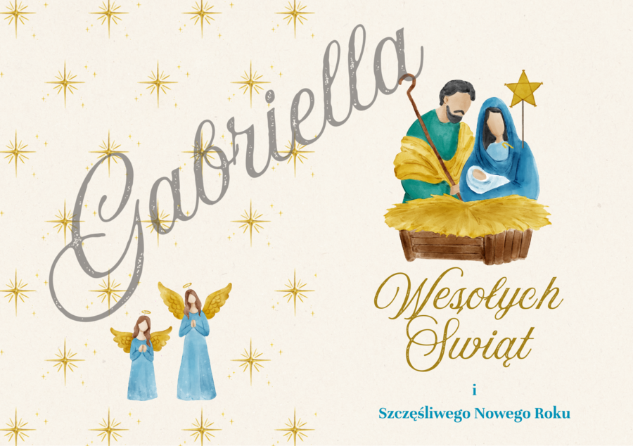 Kartka świąteczna do druku 2