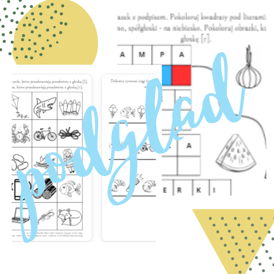 Różnicowanie głosek R-L || edukacja przedszkolna || logopedia