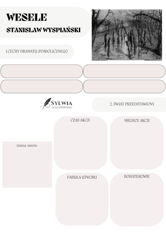 📒Notatnik maturalny „Wesele" Stanisław Wyspiański