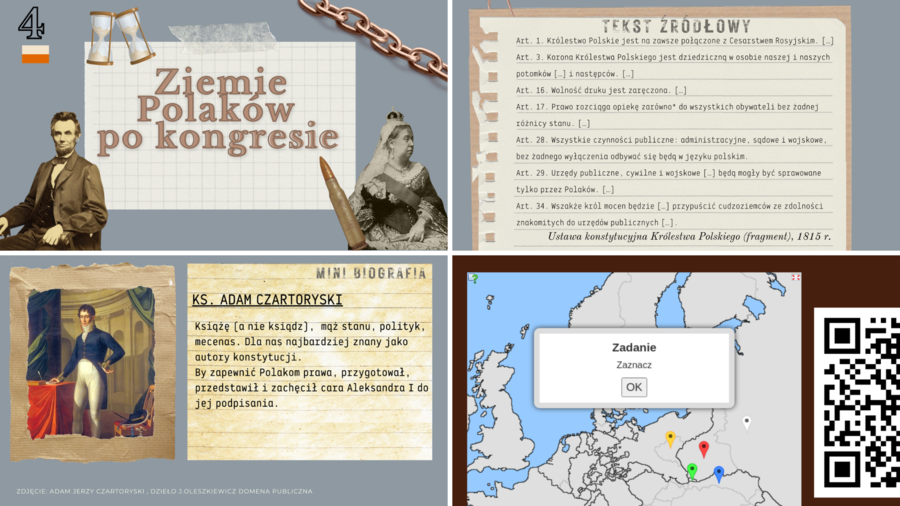 H704 prezentacja ziemie polskie po kongresie wiedeńskim