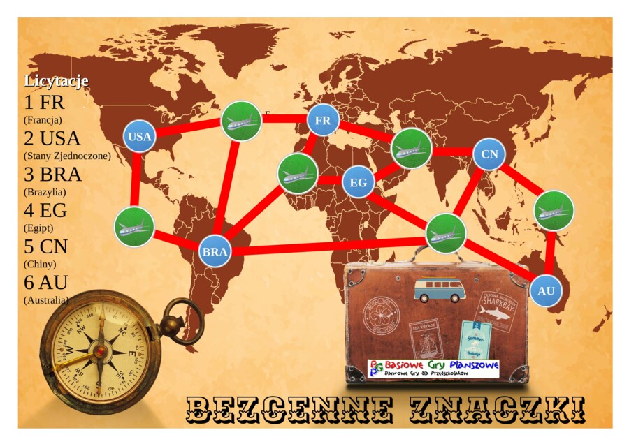 Bezcenne znaczki – Gra planszowa