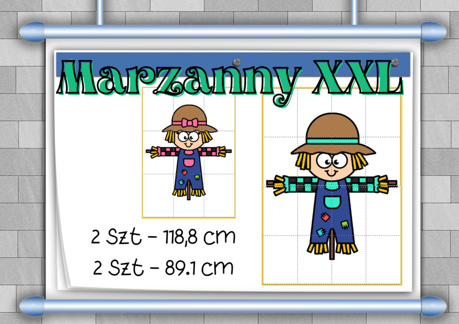 Marzanna dekoracja - plakat