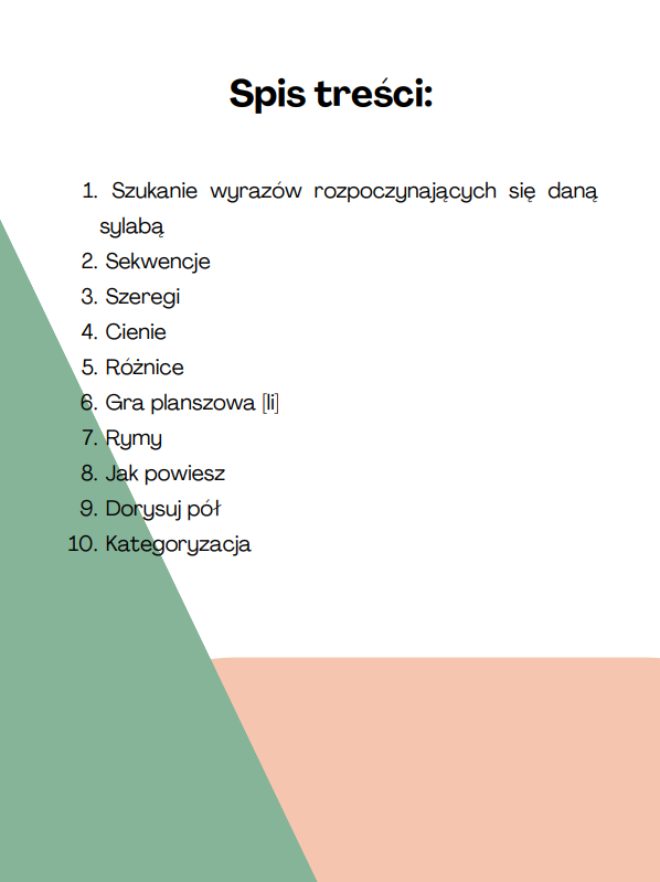 Głoska [L] zadania do utrwalania