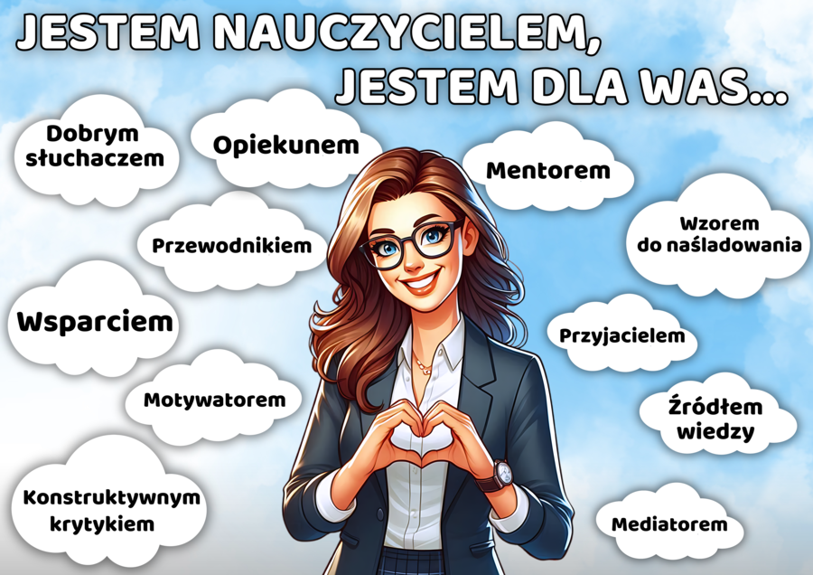 JESTEM NAUCZYCIELEM, JESTEM DLA WAS... - Gazetka szkolna