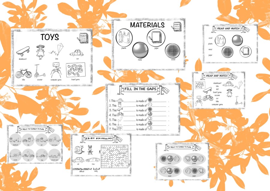 TIGER & FRIENDS 1 Unit 6 Toys, materials