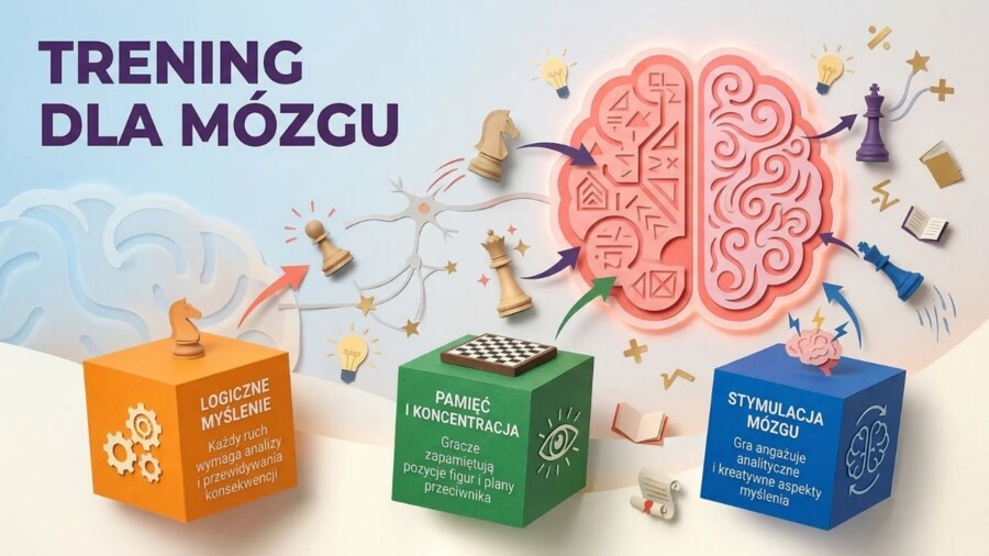 Szachy – prezentacja edukacyjna dla uczniów (18 slajdów)