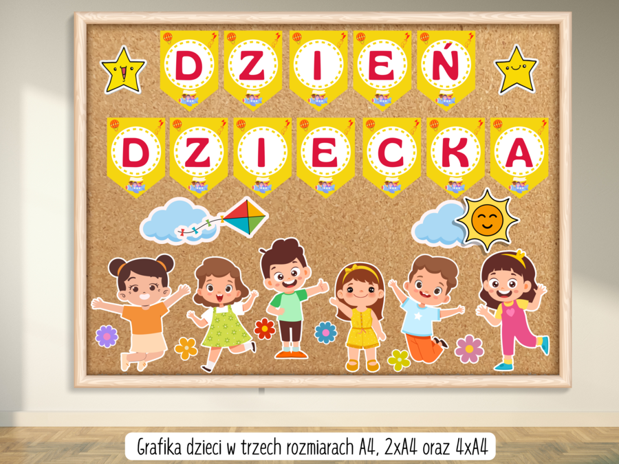 DZIEŃ DZIECKA - zestaw materiałów - duża grafika