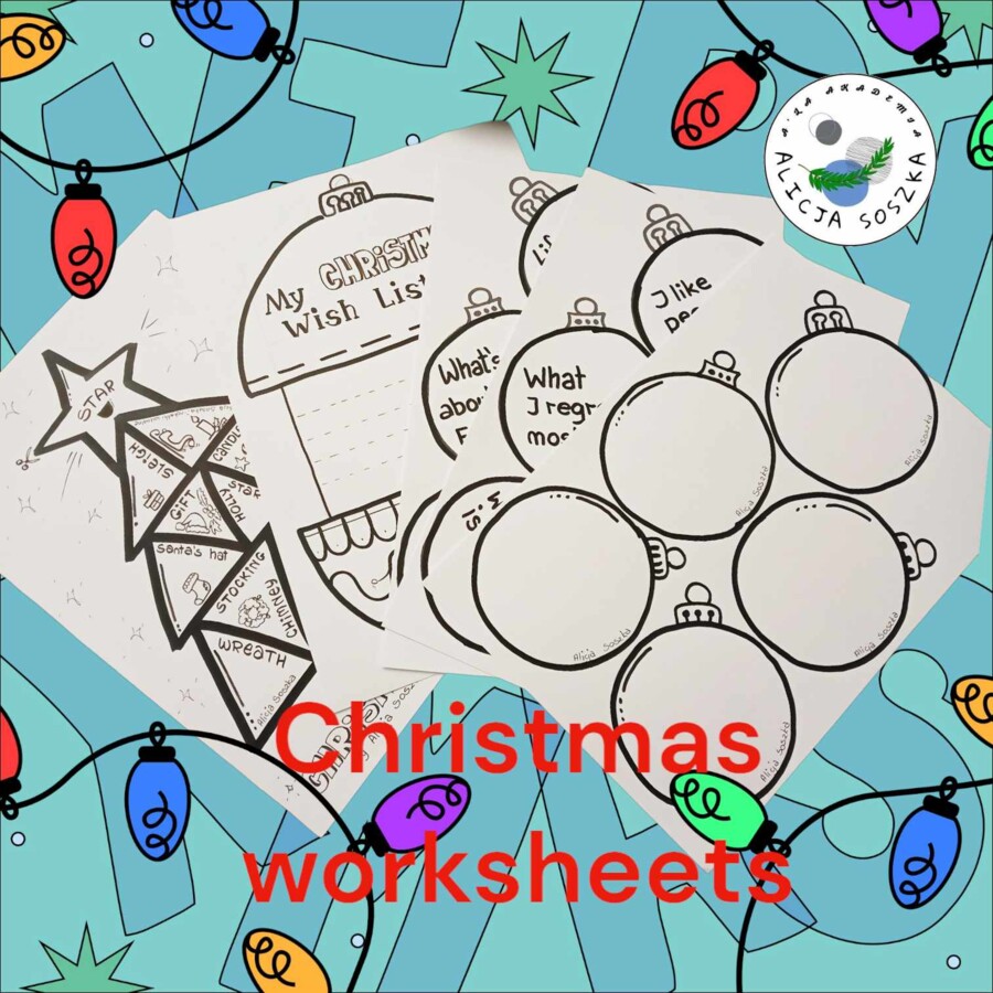 CHRISTMAS worksheets by Alicja Soszka
