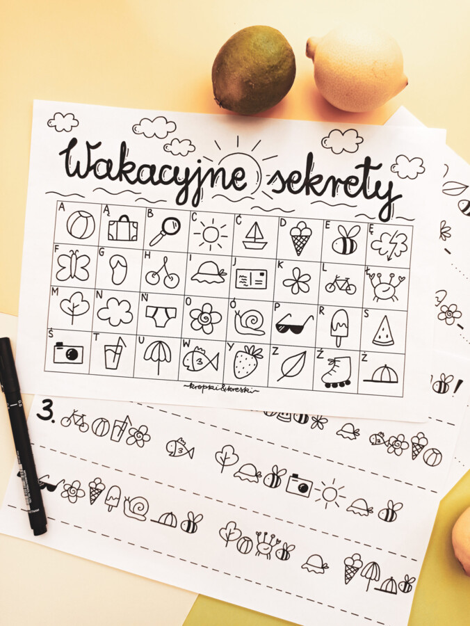 "WAKACYJNE SEKRETY" - zaszyfrowane hasła