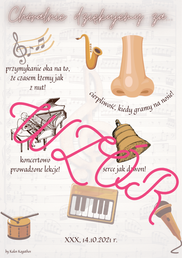 Kartka dla nauczyciela, Dzień Edukacji Narodowej, DEN, KEN, zakończenie roku