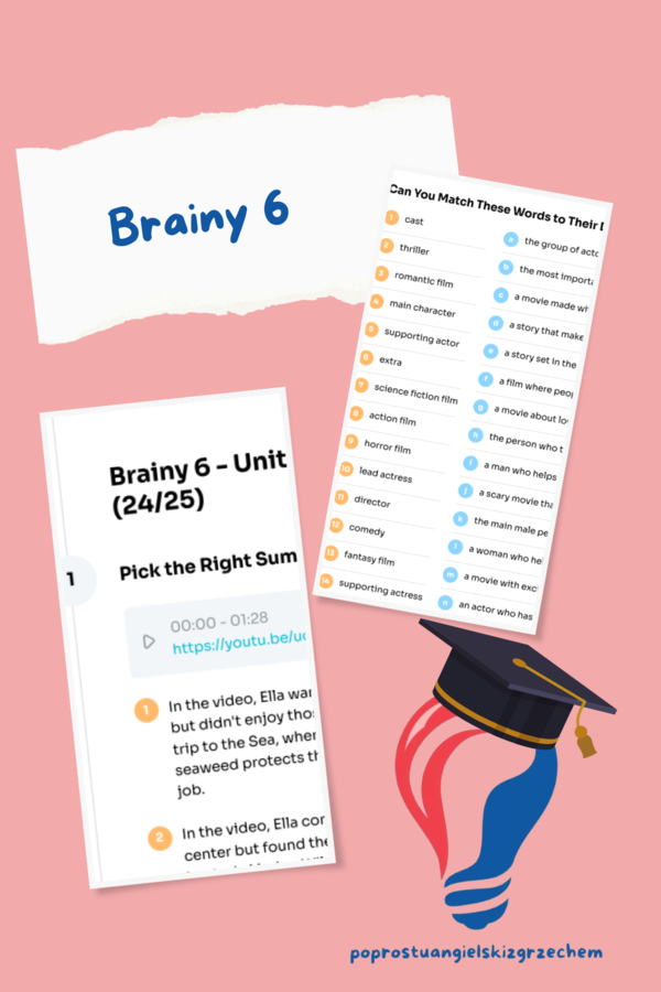Brainy 6 – Unit 2 – karta pracy