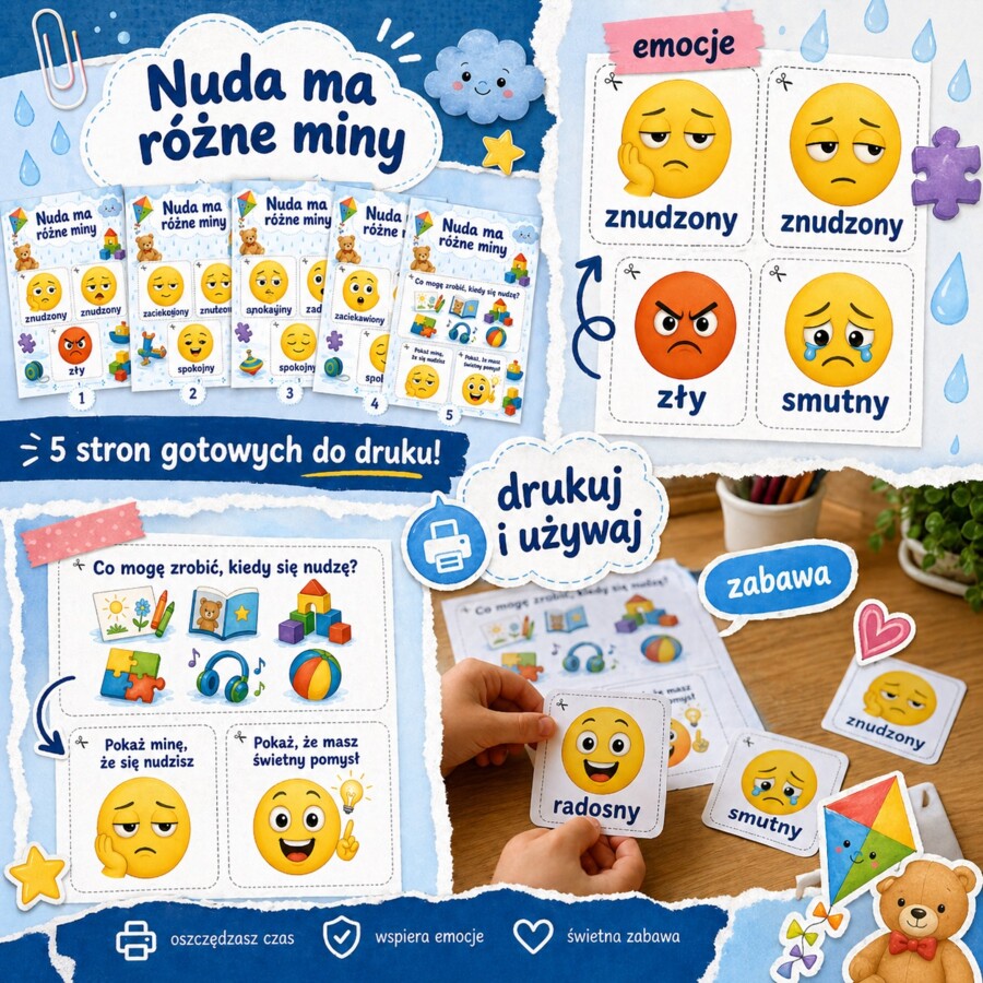 Nuda ma różne miny