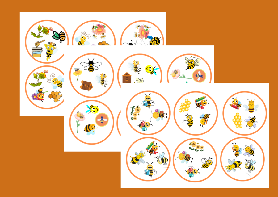 DZIEŃ PSZCZÓŁ – dooble – 36 szt. - Dzień Pszczoły