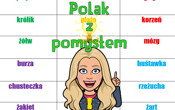 Wyrazy do ortograficznych zabaw